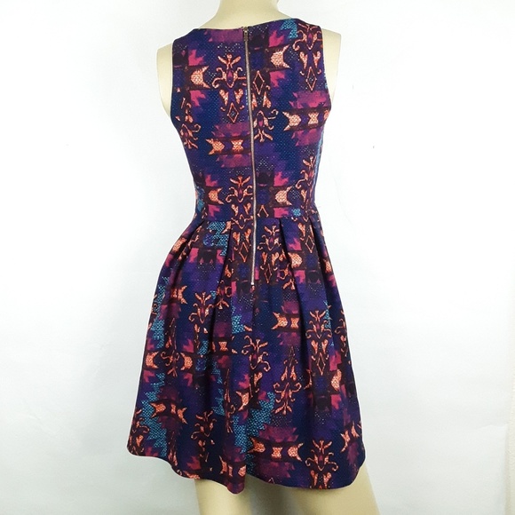 XHILERATION Multicolored Dress Size Small - Picture 2 of 4
